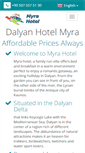 Mobile Screenshot of dalyanhotelmyra.com